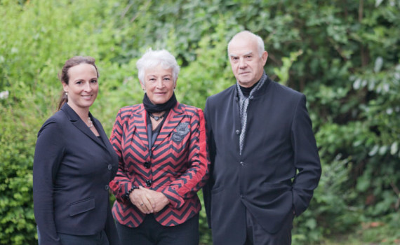 Werner Kahrhof mit Frau Thea und Tochter Senta