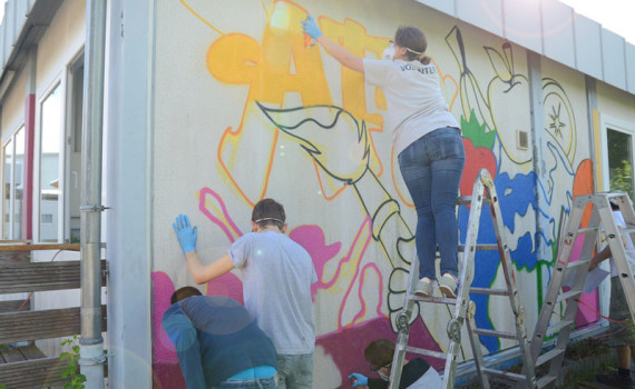 Graffiti-Workshop Anna-Freud-Schule (Foto: Jörn Heilmann)