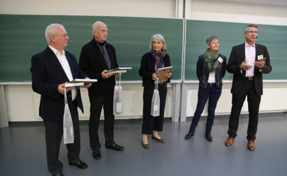 Ehrung Roland Dotzert, Werner Kahrhof und Carla Ropertz (Foto: Benjamin Schenk)