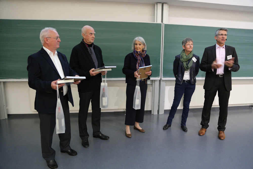 Ehrung Roland Dotzert, Werner Kahrhof und Carla Ropertz (Foto: Benjamin Schenk)