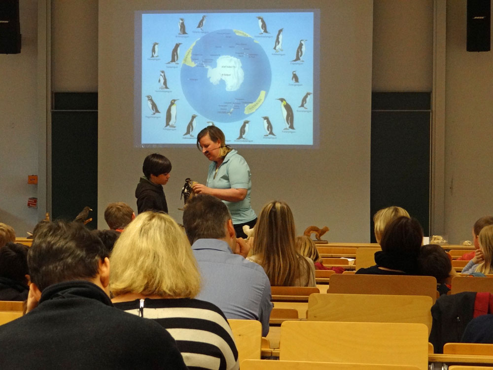 Kindervorlesung Evolution am 22.04.2017 (Foto: Jana Kondriniewicz)