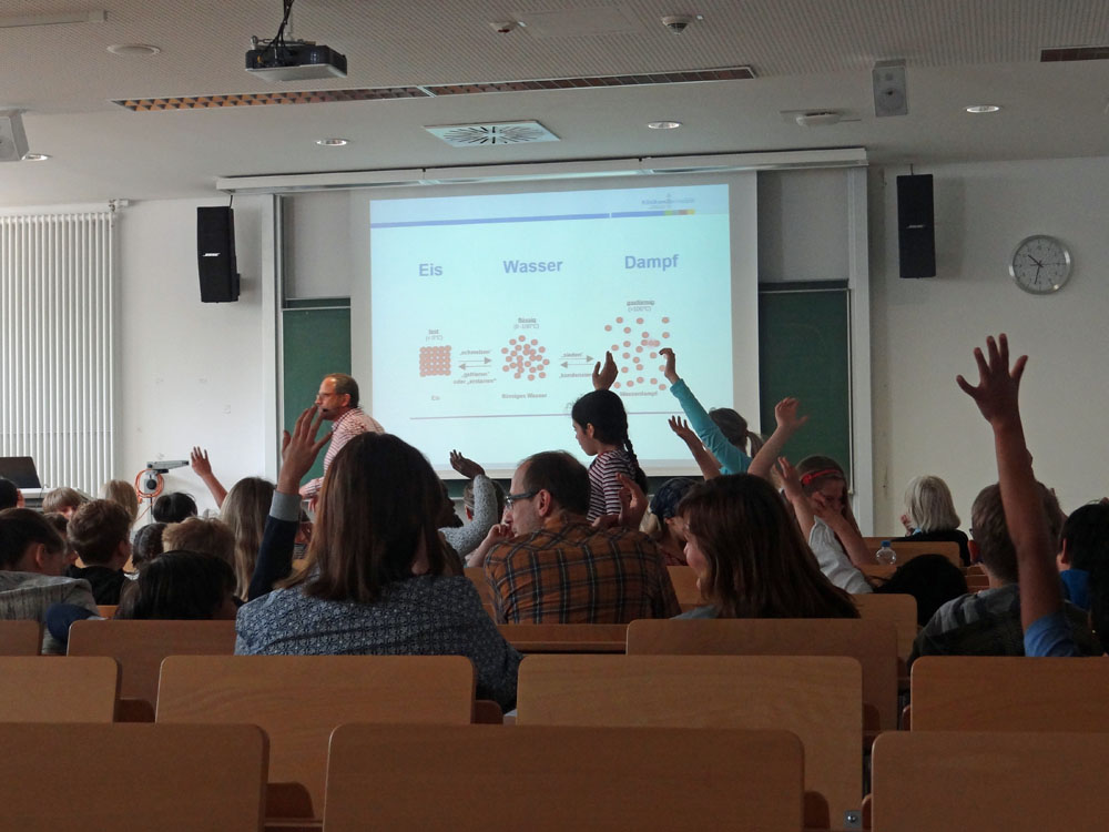 Kindervorlesung Durst am 20.05.2017 (Foto: Jana Kondriniewicz)