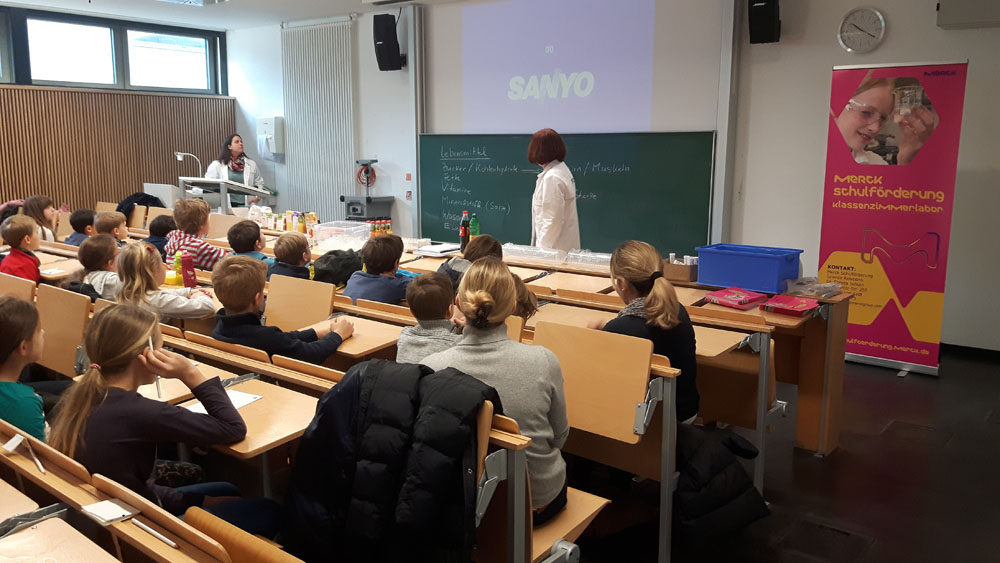 Kindervorlesung Lebensmittel am 09.12.17 (Foto: Jana Kondriniewicz)