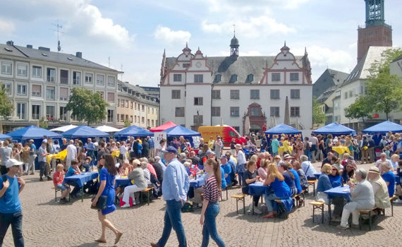 Buffet Bleu (Bild: Pulse of Europe Darmstadt e.V.)